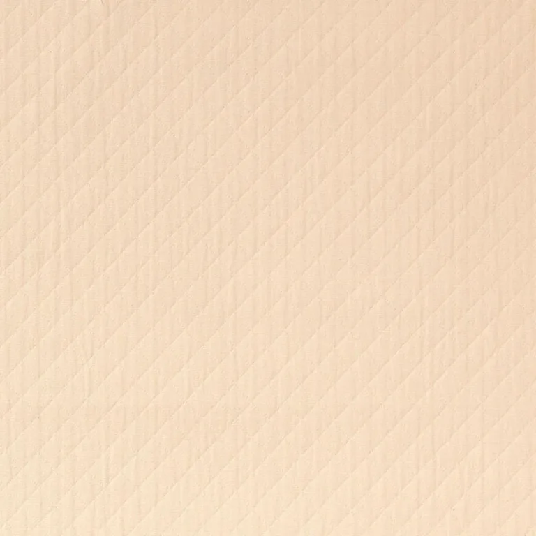 Schumacher 62710 Bryce Diamond Matelassé Ecru fabric swatch