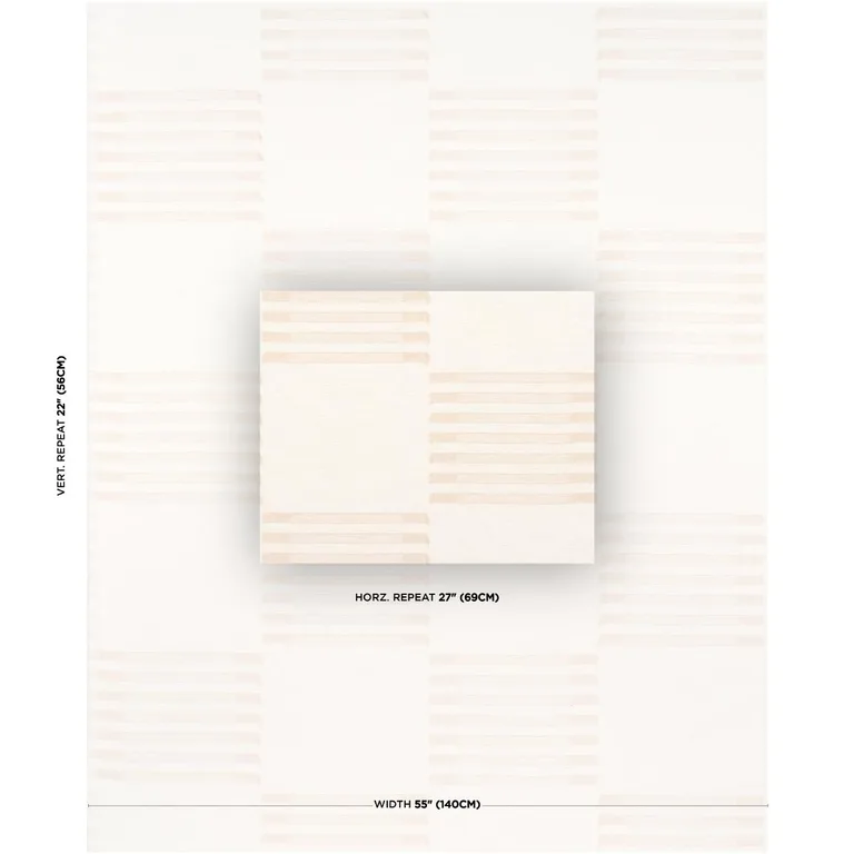 Schumacher 85140 Bryce Sheer Birch fabric swatch