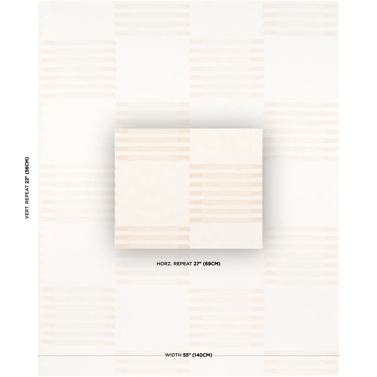 Schumacher 85140 Bryce Sheer Birch fabric swatch