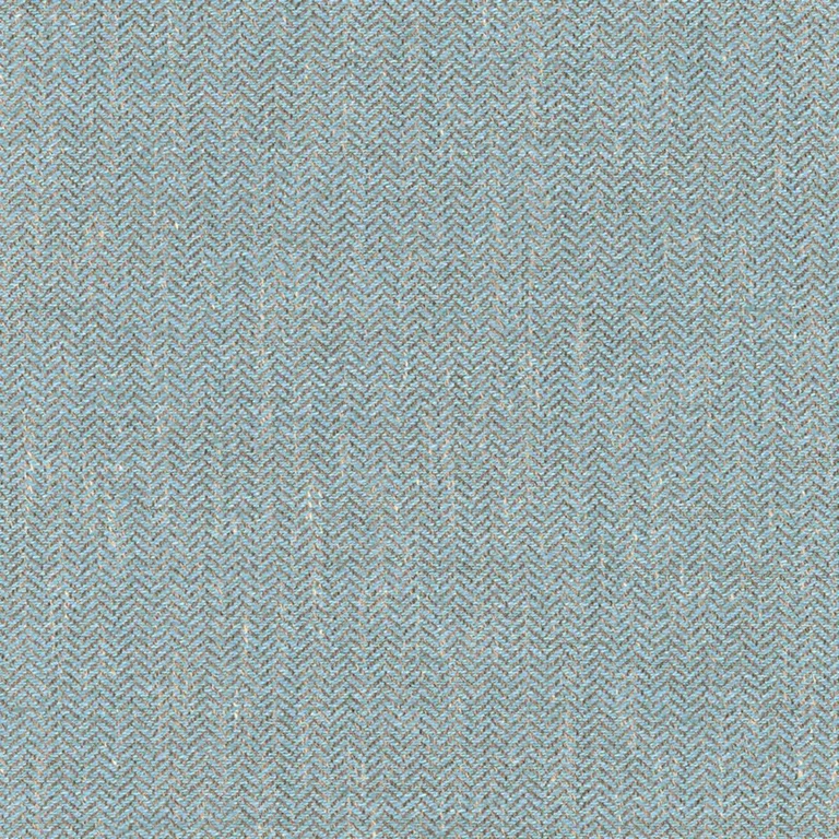 Schumacher 54921 Bryton Linen Herringbone Bluestone fabric swatch