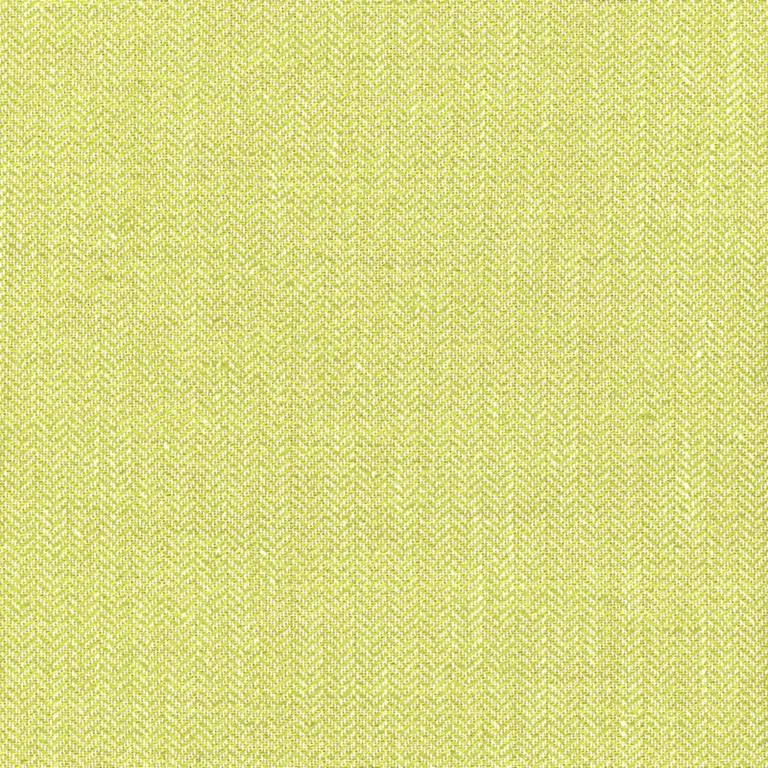Schumacher 54926 Bryton Linen Herringbone Lime fabric swatch