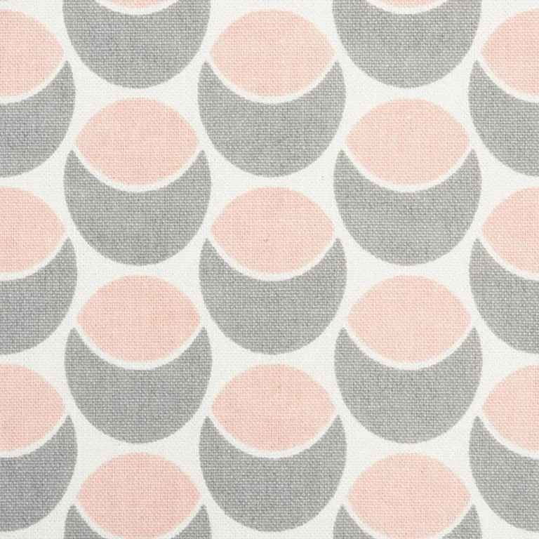 Schumacher 177152 Buds Dove & Blush fabric swatch