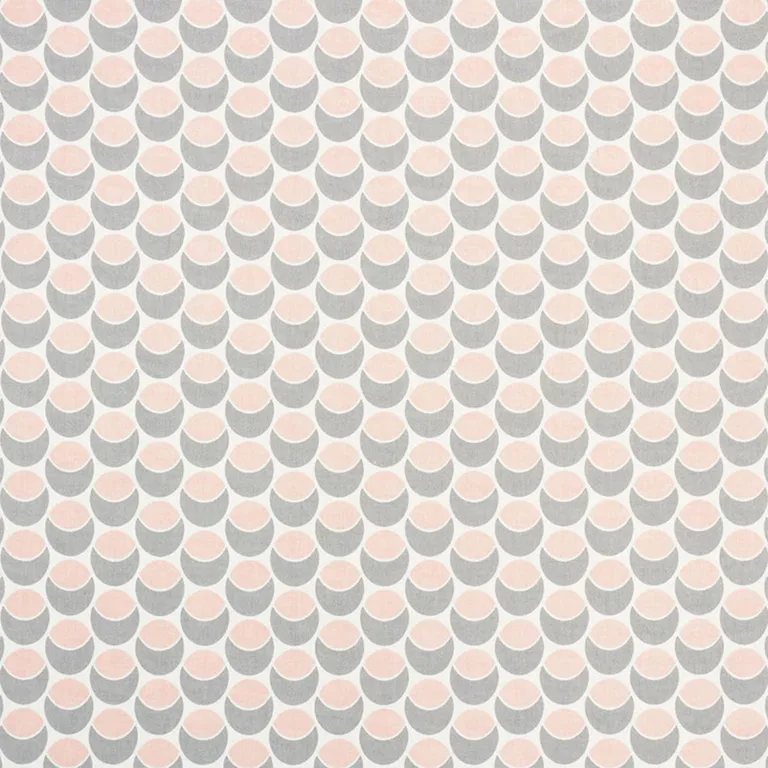 Schumacher 177152 Buds Dove & Blush fabric swatch