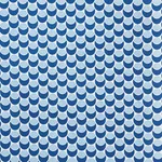 Schumacher 177150 Buds Navy & Sky fabric swatch