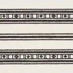 Schumacher 74481 Buena Vista Black fabric swatch