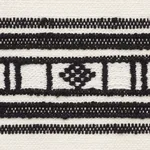 Schumacher 74481 Buena Vista Black fabric swatch