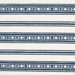 Schumacher 74483 Buena Vista Indigo fabric swatch