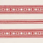 Schumacher 74480 Buena Vista Red fabric swatch