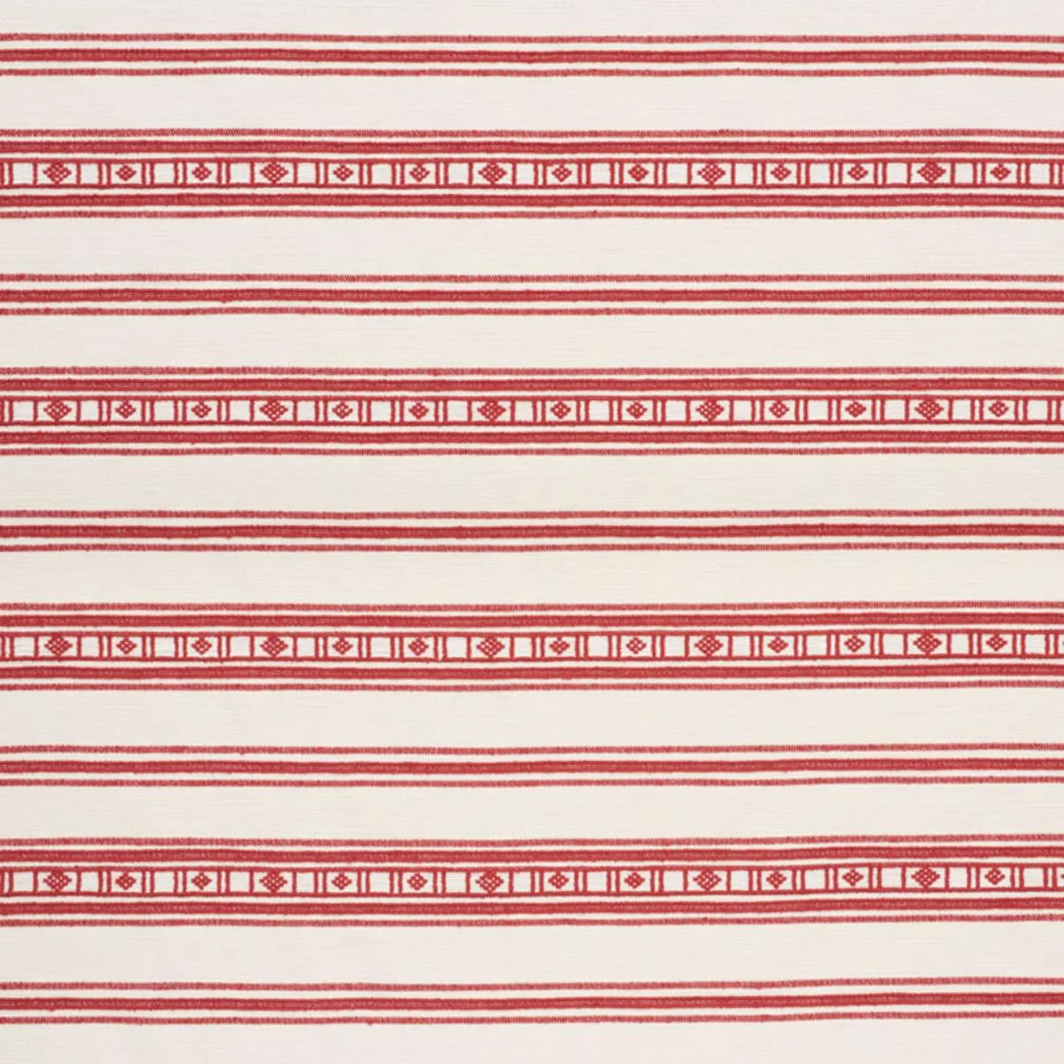Schumacher 74480 Buena Vista Red fabric swatch