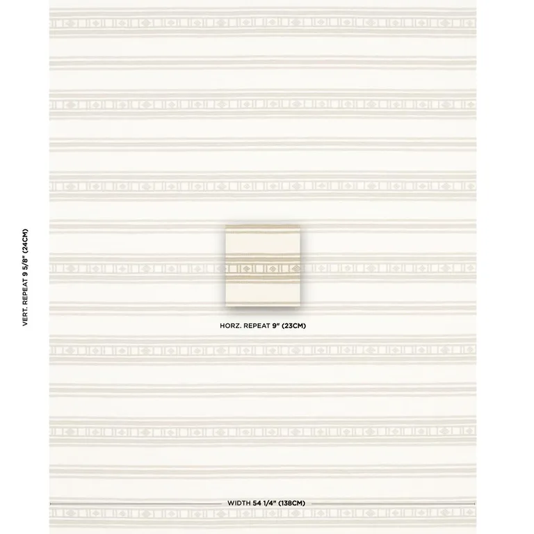 Schumacher 74484 Buena Vista Wheat fabric swatch