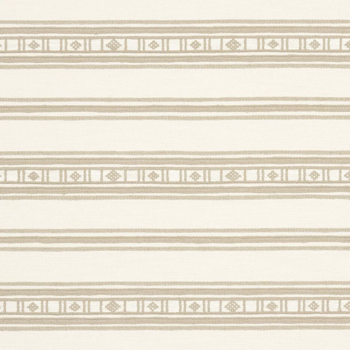 Schumacher 74484 Buena Vista Wheat fabric swatch