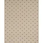 Schumacher 180450 Buffalo Embroidered Linen Natural fabric swatch