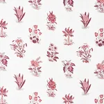 Schumacher 176830 Bunny Aubergine fabric swatch