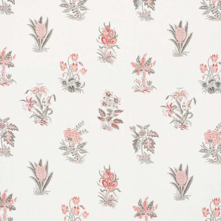 Schumacher 176831 Bunny Rose fabric swatch