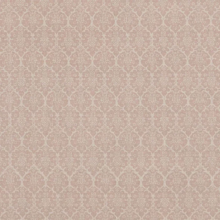 Schumacher BURL004 Burley Pink fabric swatch