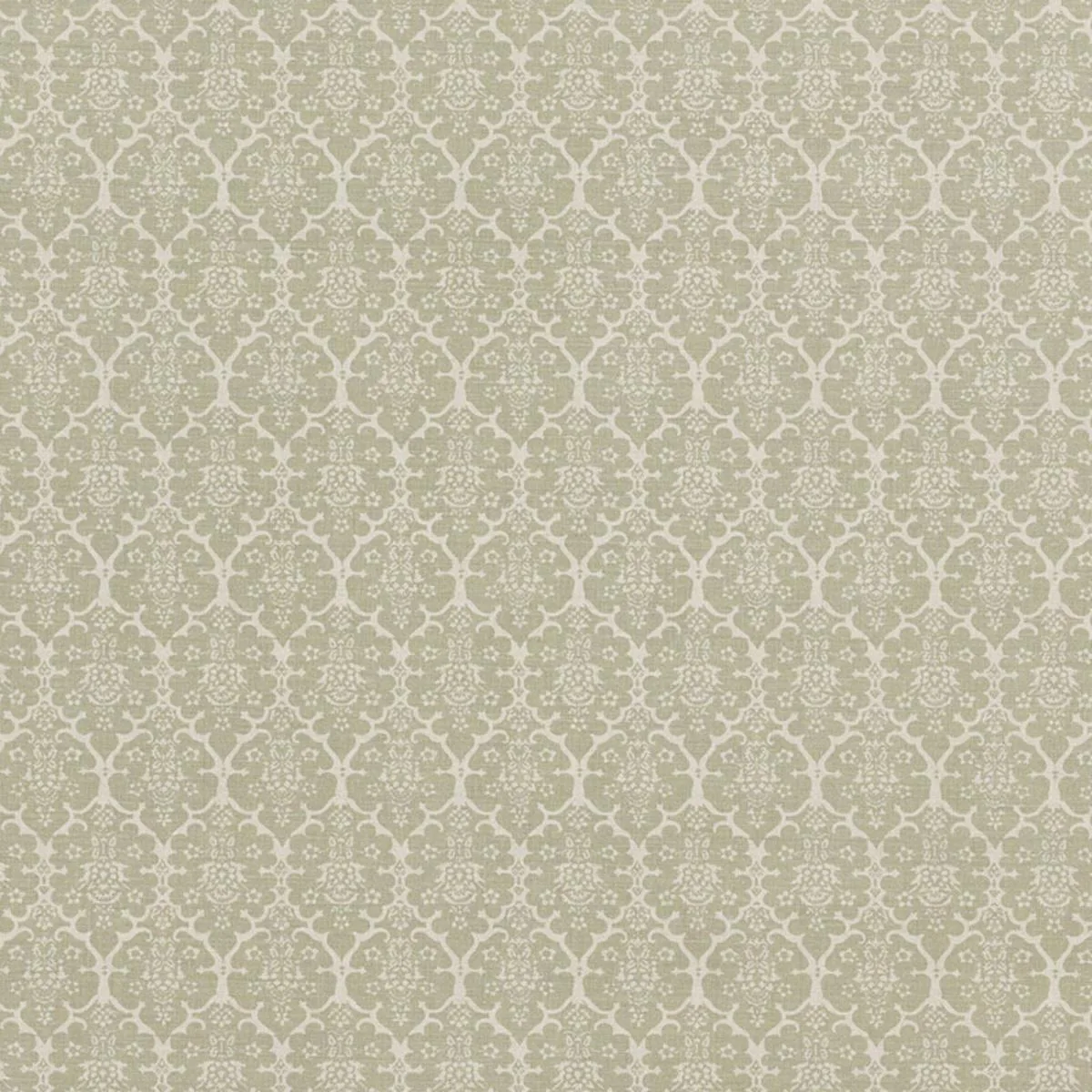 Schumacher BURL006 Burley Sage fabric swatch