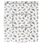 Schumacher 179430 Burnell Butterfly Black fabric swatch