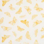 Schumacher 179431 Burnell Butterfly Yellow fabric swatch
