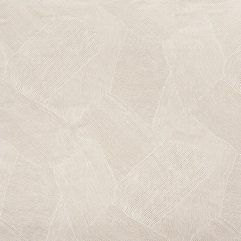 Schumacher 75190 Burnett Champagne fabric swatch