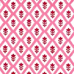 Schumacher 179231 Buti Hand Block Print Pink fabric swatch