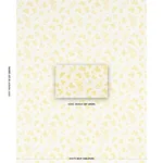 Schumacher TL400000 Butterflies Buttercup fabric swatch