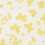 Schumacher TL400000 Butterflies Buttercup fabric swatch