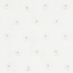 Schumacher 75750 Button Flower Sheer Ivory fabric swatch