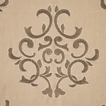 Schumacher 66831 Byron Embroidered Wool Buckskin fabric swatch