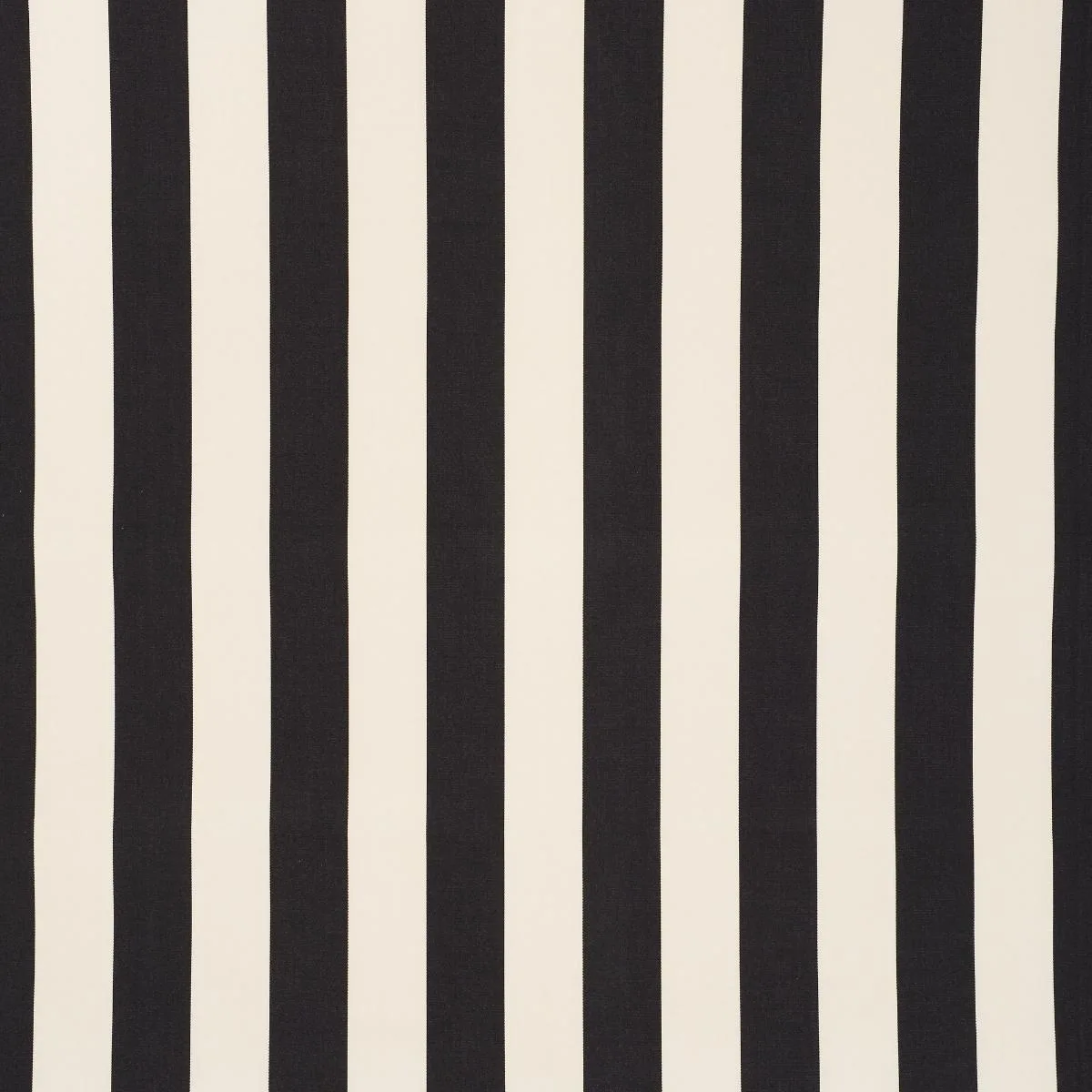 Schumacher 71756 Cabana Stripe Indoor/Outdoor Black fabric swatch