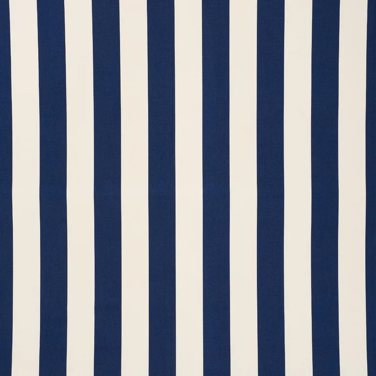 Schumacher 71755 Cabana Stripe Indoor/Outdoor Navy fabric swatch