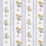 Schumacher 175966 Cabanon Stripe Jaune fabric swatch