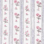 Schumacher 175965 Cabanon Stripe Rose fabric swatch