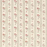 Schumacher 175960 Cabanon Stripe Rouge fabric swatch