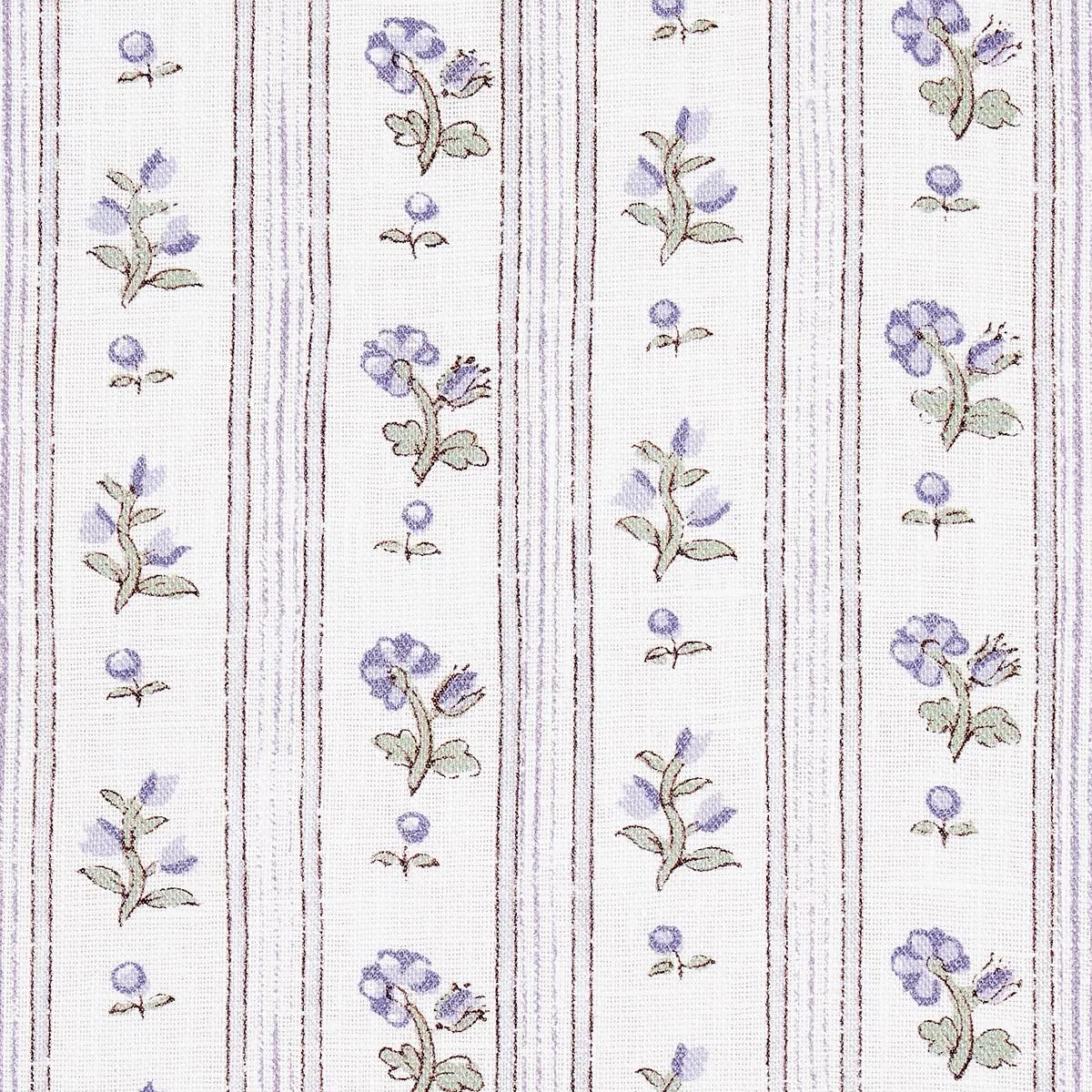 Schumacher 175964 Cabanon Stripe Violet fabric swatch