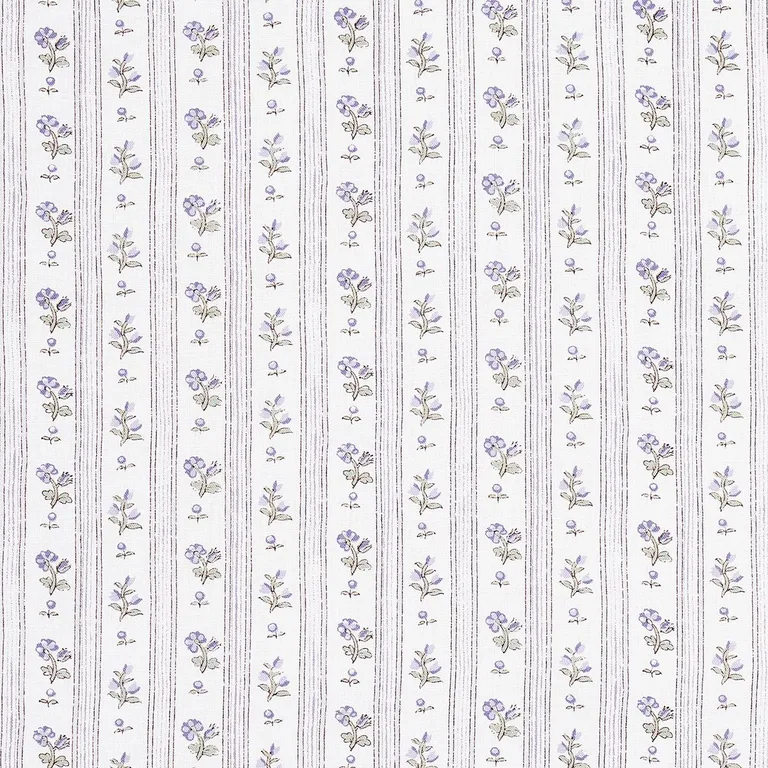 Schumacher 175964 Cabanon Stripe Violet fabric swatch