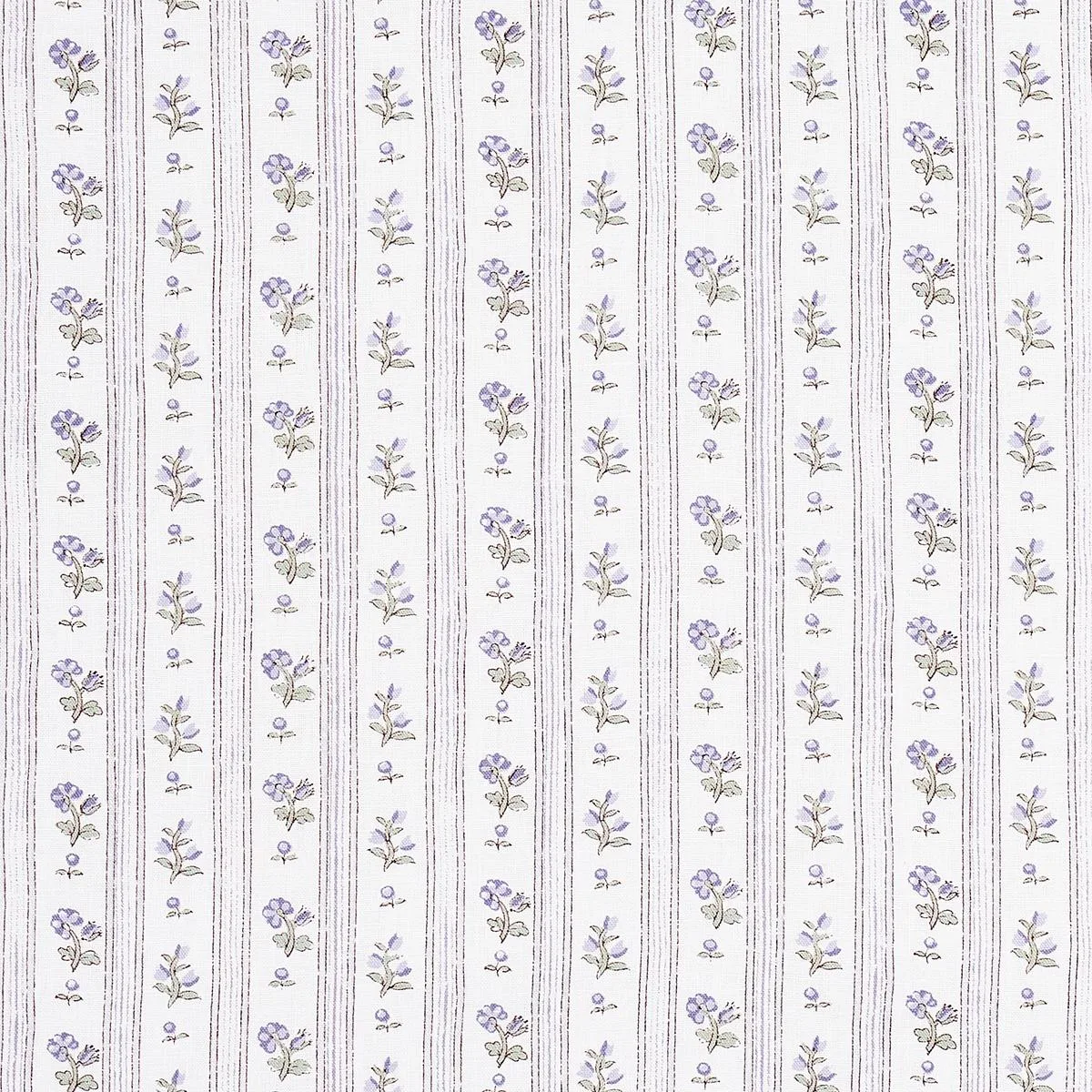 Schumacher 175964 Cabanon Stripe Violet fabric swatch