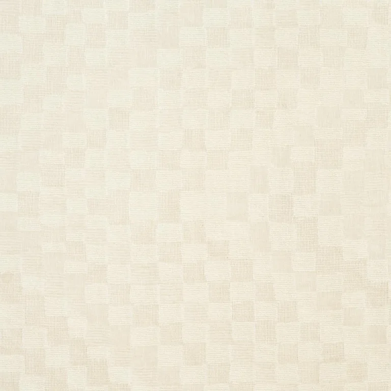 Schumacher 86040 Cadence Linen Sheer Ivory fabric swatch