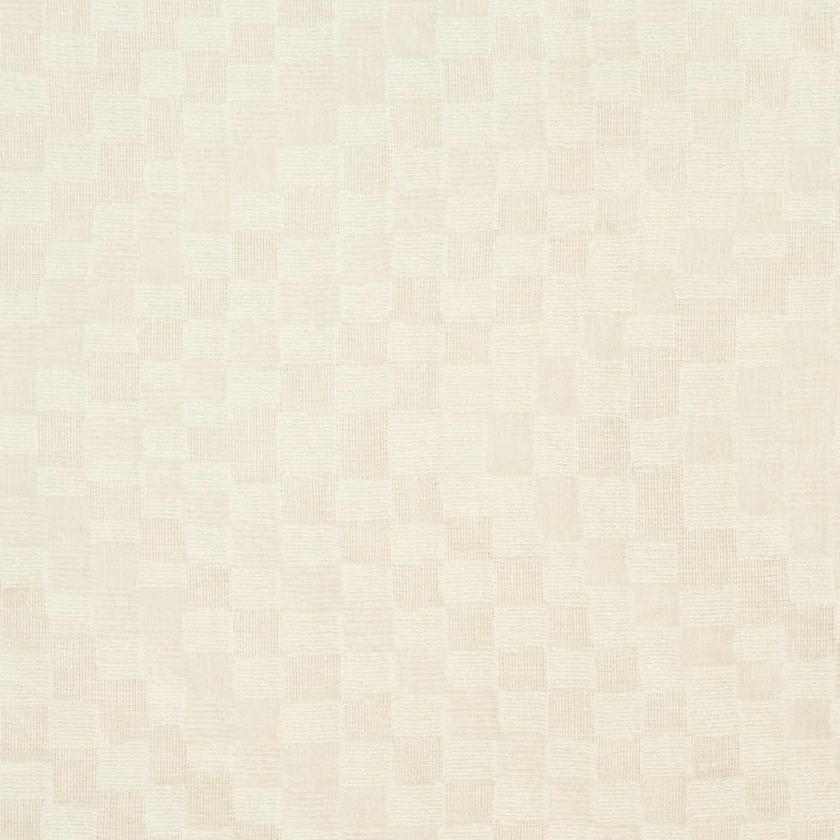 Schumacher 86040 Cadence Linen Sheer Ivory fabric swatch