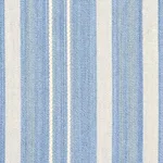Schumacher 71883 Cajamarca Stripe Chambray fabric swatch