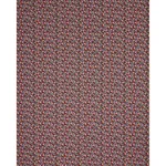 Schumacher 180171 Calico Multi On Brown fabric swatch