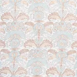 Schumacher 1283004 Calicut Aqua fabric swatch