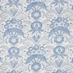 Schumacher 178100 Calicut Delft fabric swatch