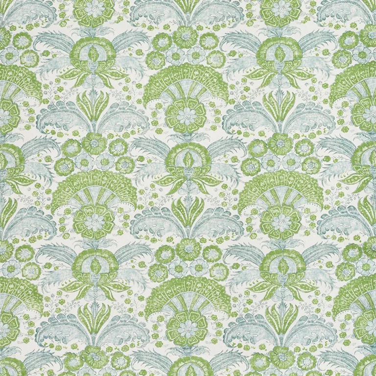 Schumacher 178101 Calicut Leaf fabric swatch