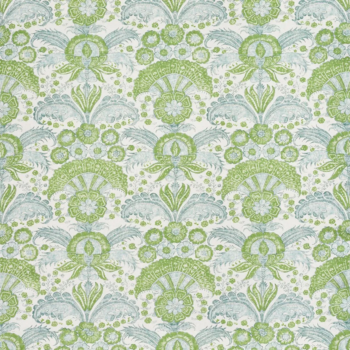 Schumacher 178101 Calicut Leaf fabric swatch