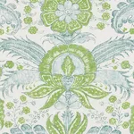 Schumacher 178101 Calicut Leaf fabric swatch