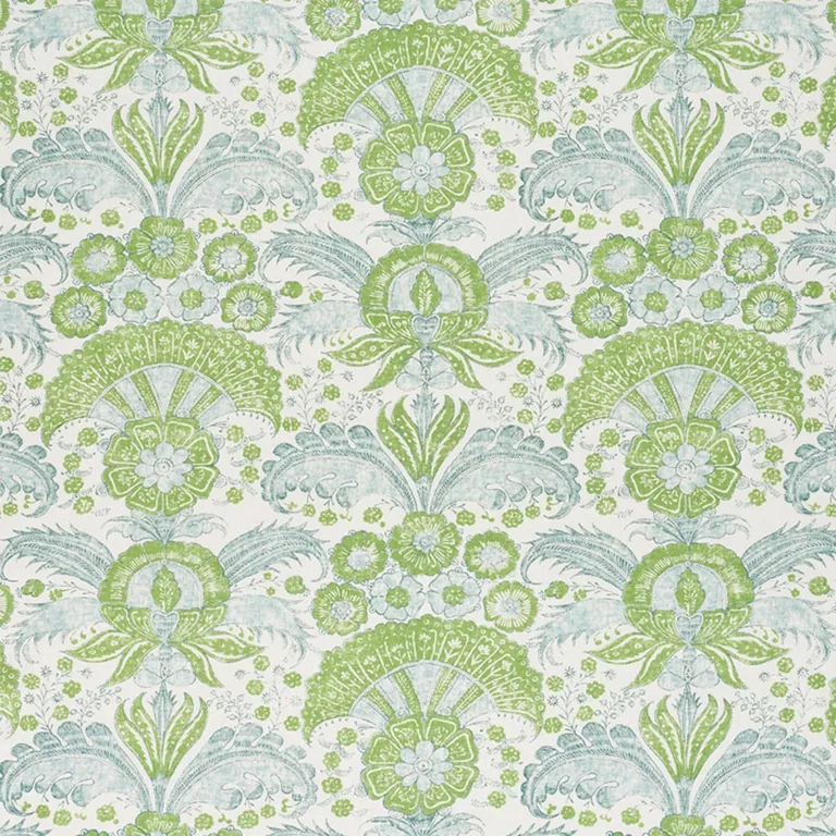 Schumacher 178101 Calicut Leaf fabric swatch