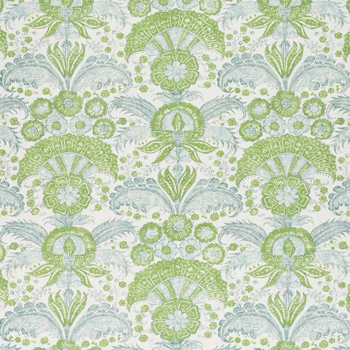 Schumacher 178101 Calicut Leaf fabric swatch