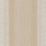 Schumacher 182901 Calista Block Print Natural fabric swatch