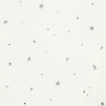 Schumacher 177651 Calisto Ivory & Black fabric swatch