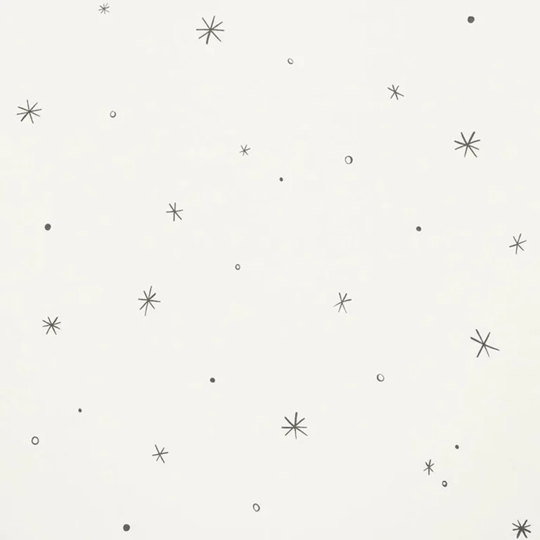 Schumacher 177651 Calisto Ivory & Black fabric swatch